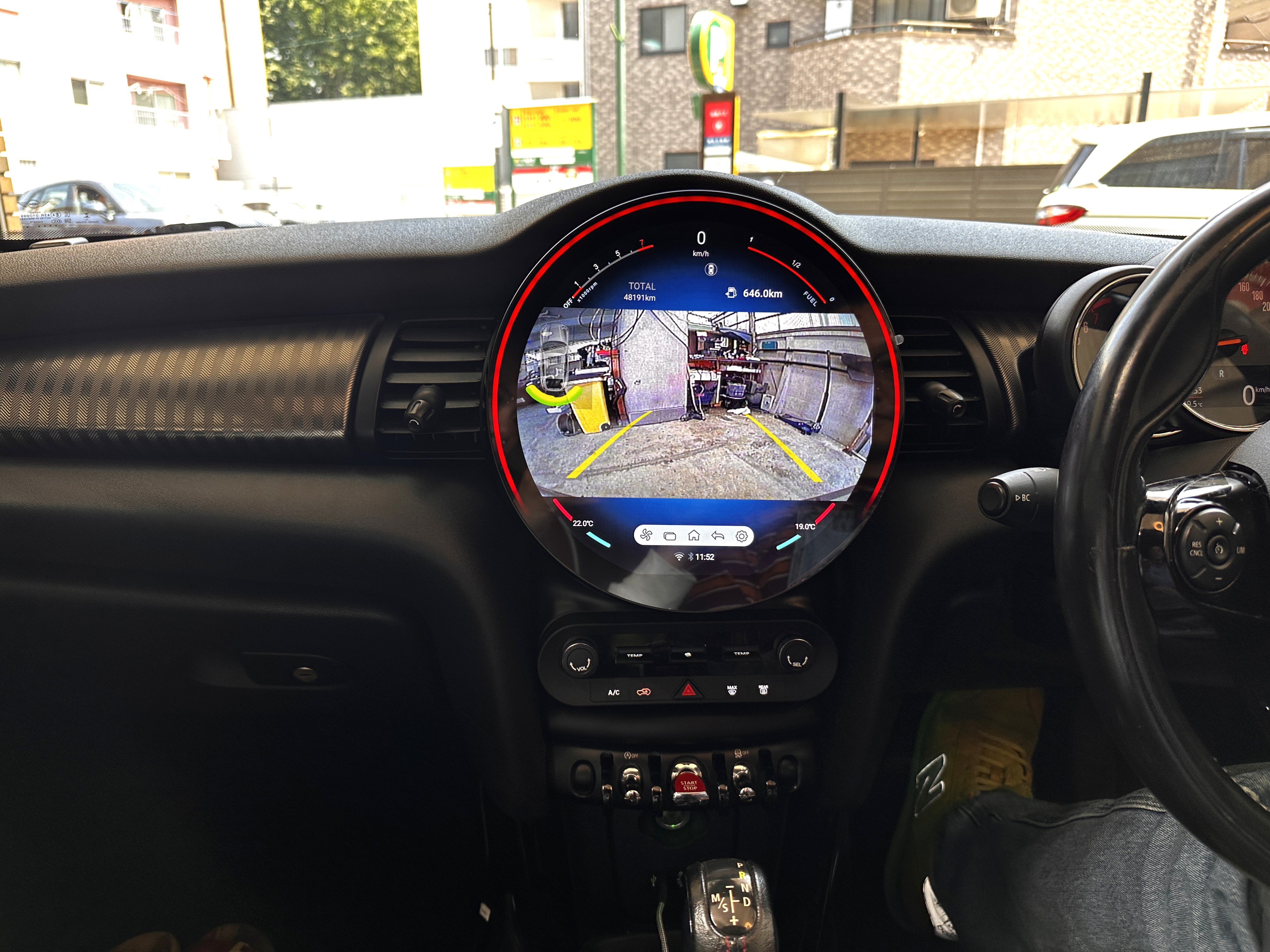MINI F型 バックカメラ アフター