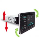10.1インチ360度回転可能1DINサイズ用アンドロイド8