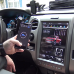 F-150テスラナビ取付　ナビ立ち上げ