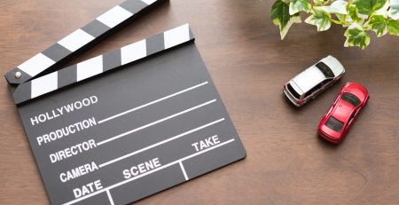 車内で映画