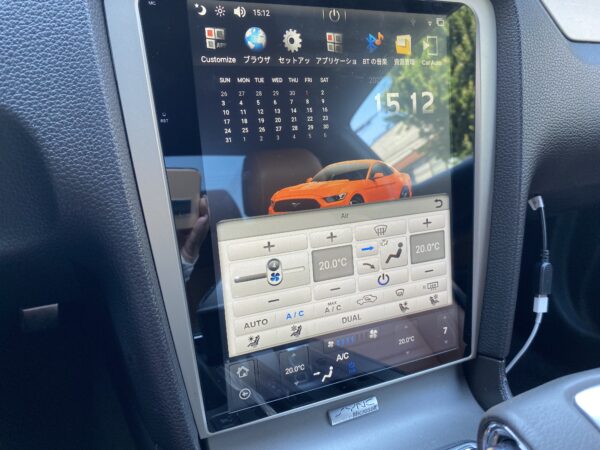 マスタング オプション コミコミ料金 09 14カーナビ交換なら 12 1インチ縦型 テスラナビ 公式 テスラナビ アンドロイドナビ はあとづけ屋