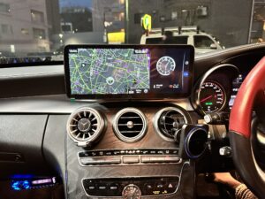 W205社外ナビにオリジナル画面表示