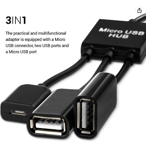 3in1 Micro USB アダプターの紹介