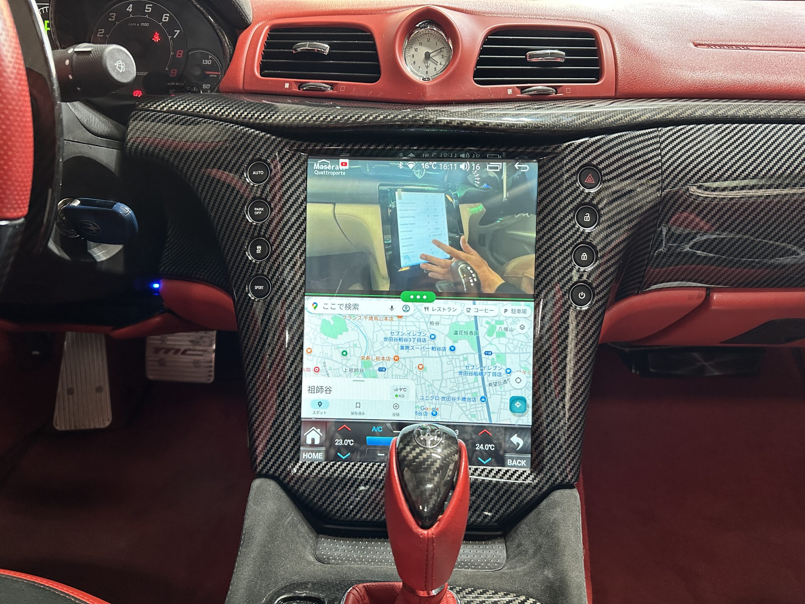 マセラティを更にスマートにするハイテックナビ