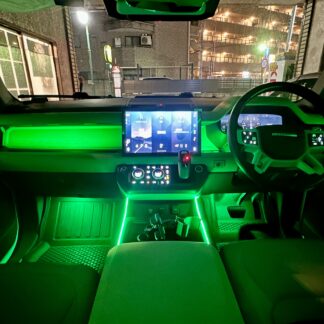 ディフェンダー L663専用 64色アンビエントライト｜国内先行・夜の内装を美しく演出