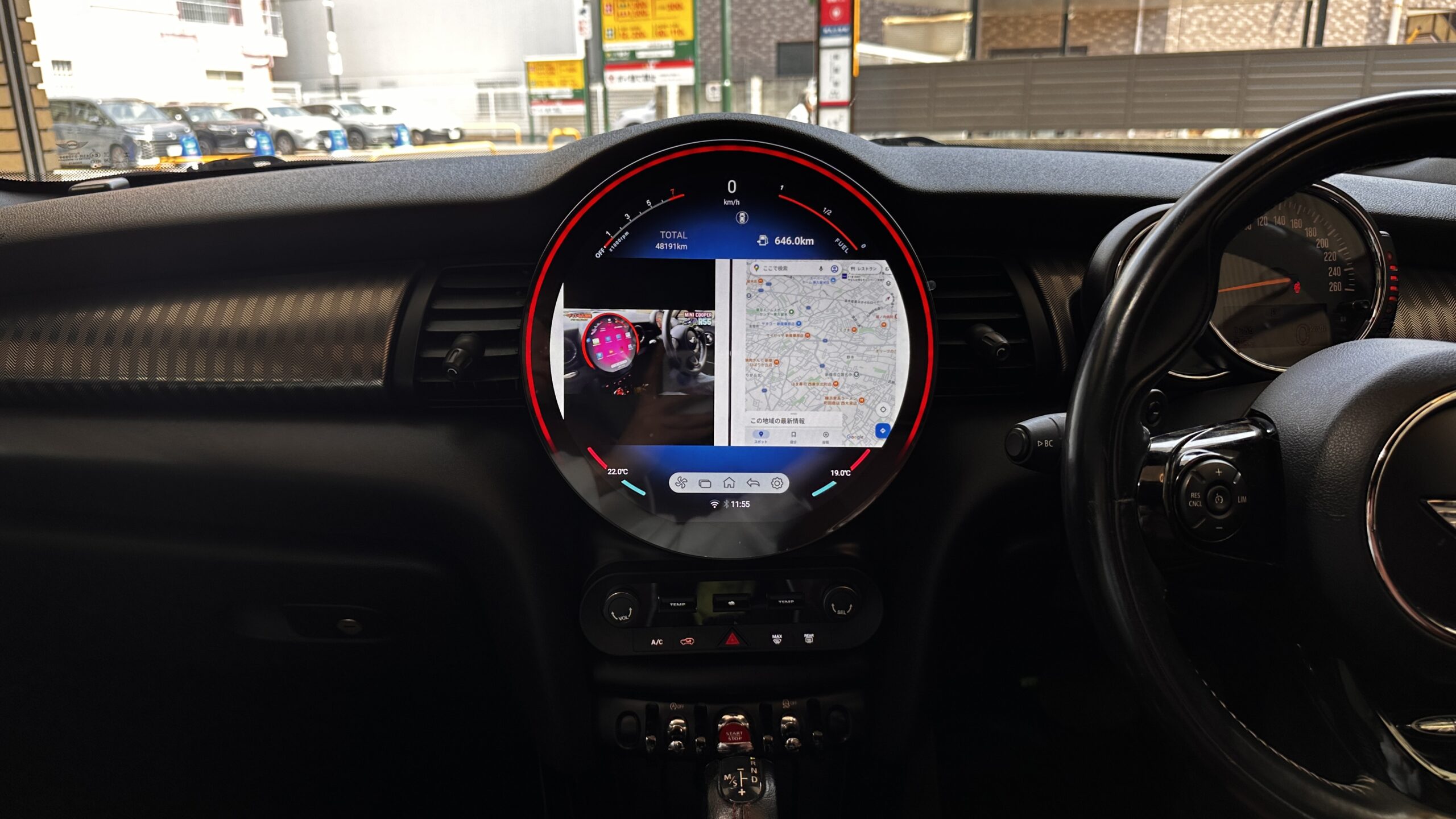 ミニF型 ナビ交換 アフター