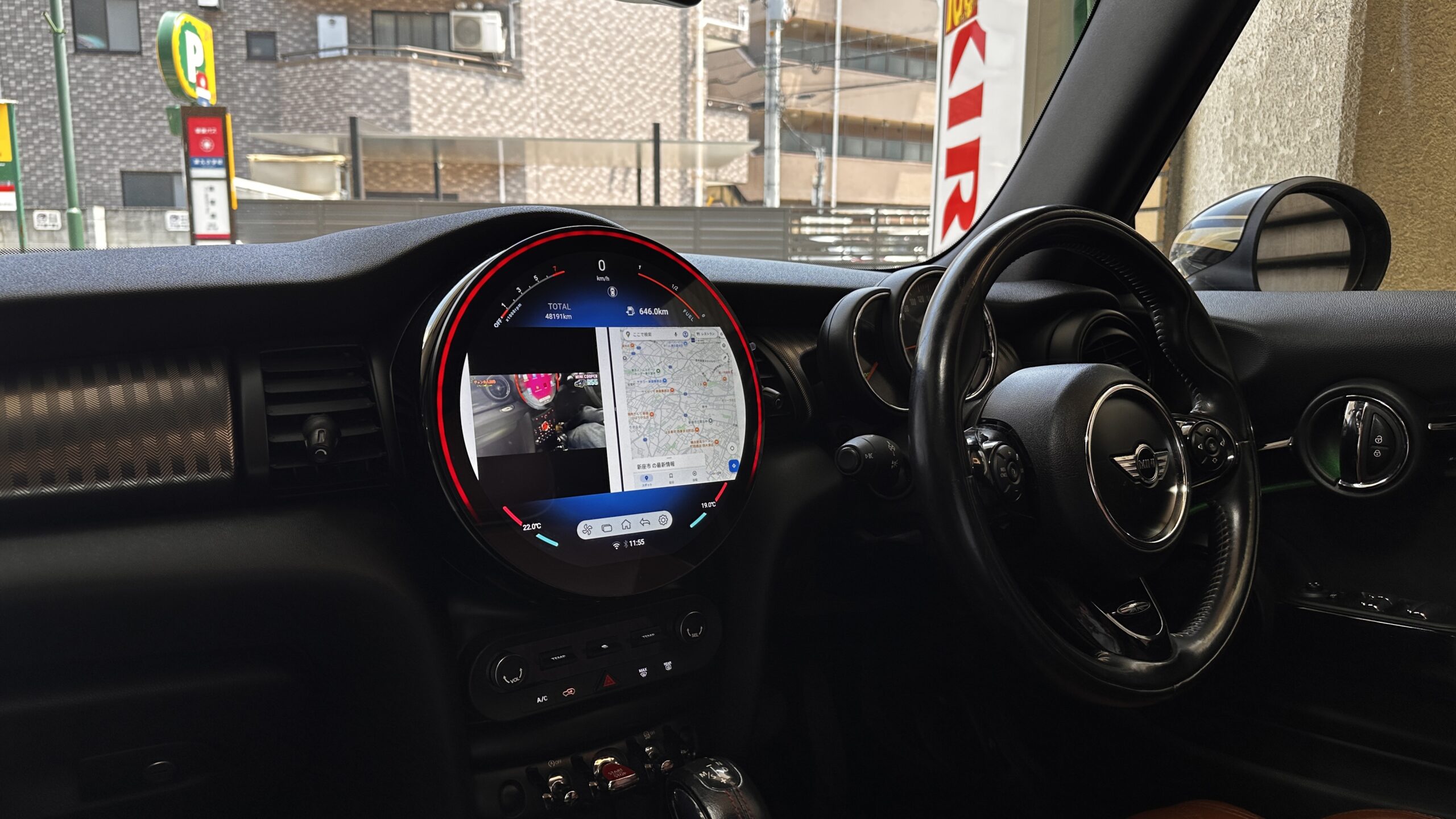 ミニF型 ナビ交換 アフター