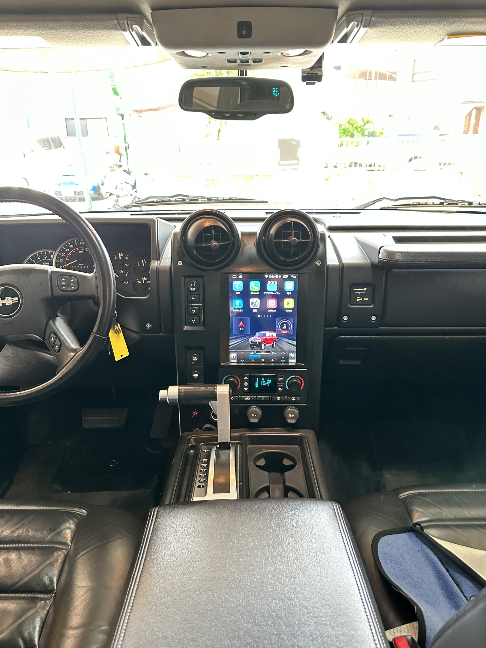 ハマーH2 Androidナビ施工写真 10
