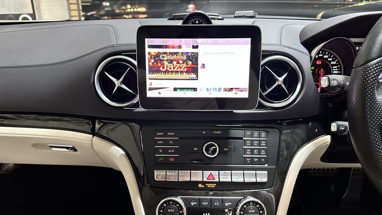SL400 ナビ交換後｜Androidモニターで再生したYouTube
